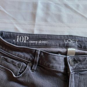 Used jean worn one time